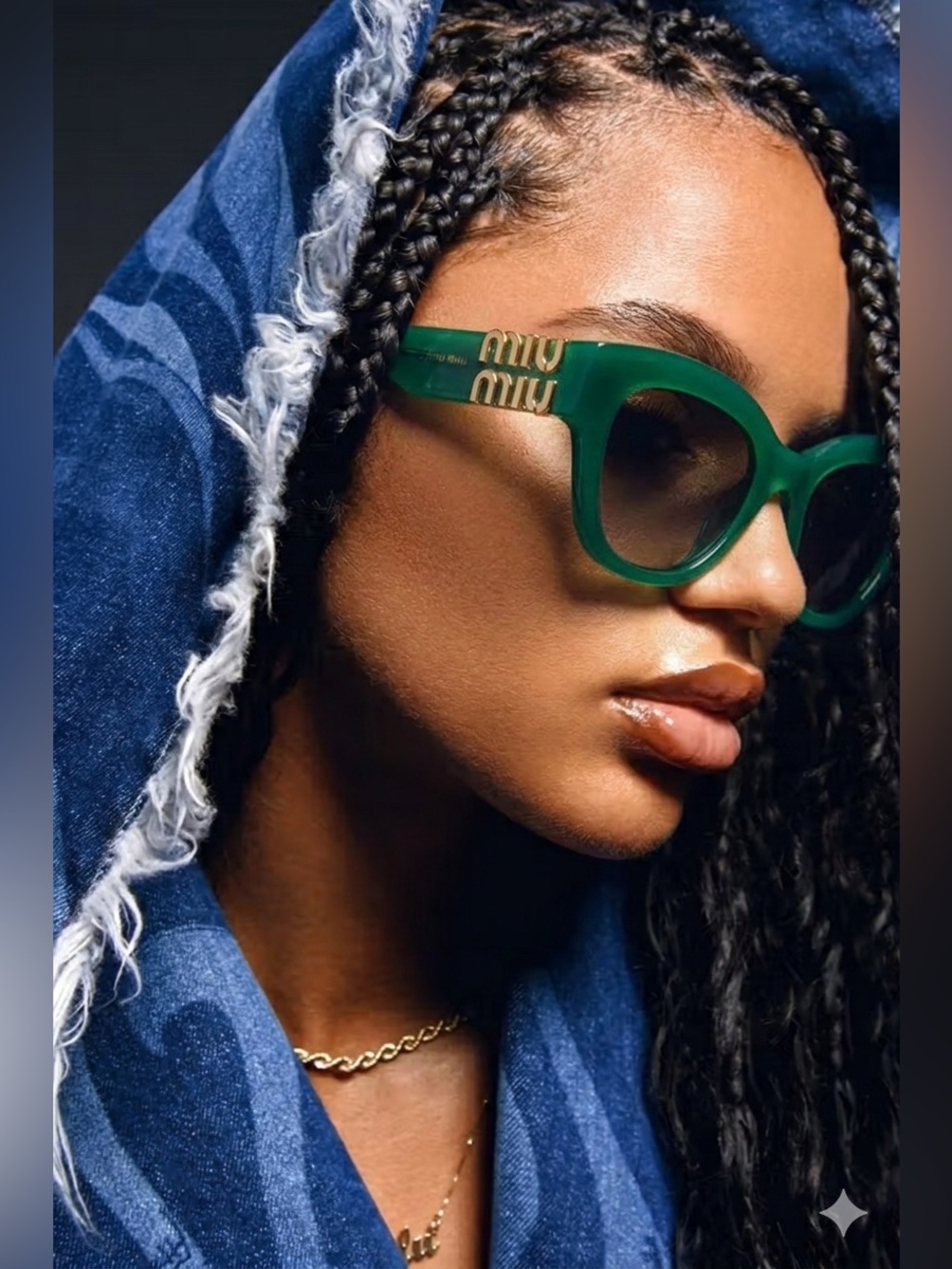 RARE Brand New 2025 Miu-Miu Women Sunglasses MU 01YS 15H-09S Authentic Italy